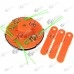 Cap cu fir motocoasa Manual - 3 cutite plastic + fire